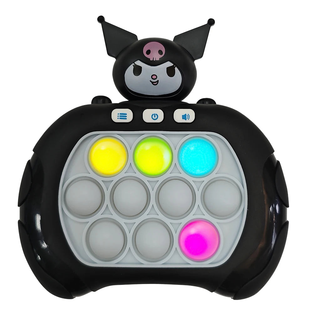 2025 New Lilo & Stitch Quick Push Game Pop Up Fidget Bubble Electronic Pop it Pro Game Light AntiStress Toys For Adult Kids Gift