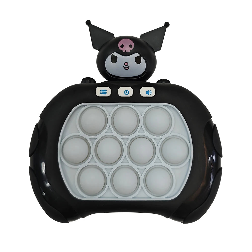 2025 New Lilo & Stitch Quick Push Game Pop Up Fidget Bubble Electronic Pop it Pro Game Light AntiStress Toys For Adult Kids Gift