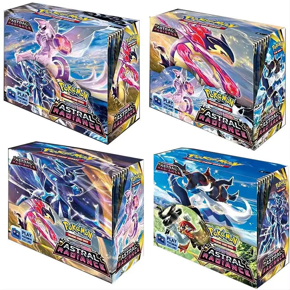 324/360 Pcs/Set Pokemon Card 1bag Brilliant Stars 151 Prismatic Evolutions PALDEAN FATES English Booster Battle Transaction Card