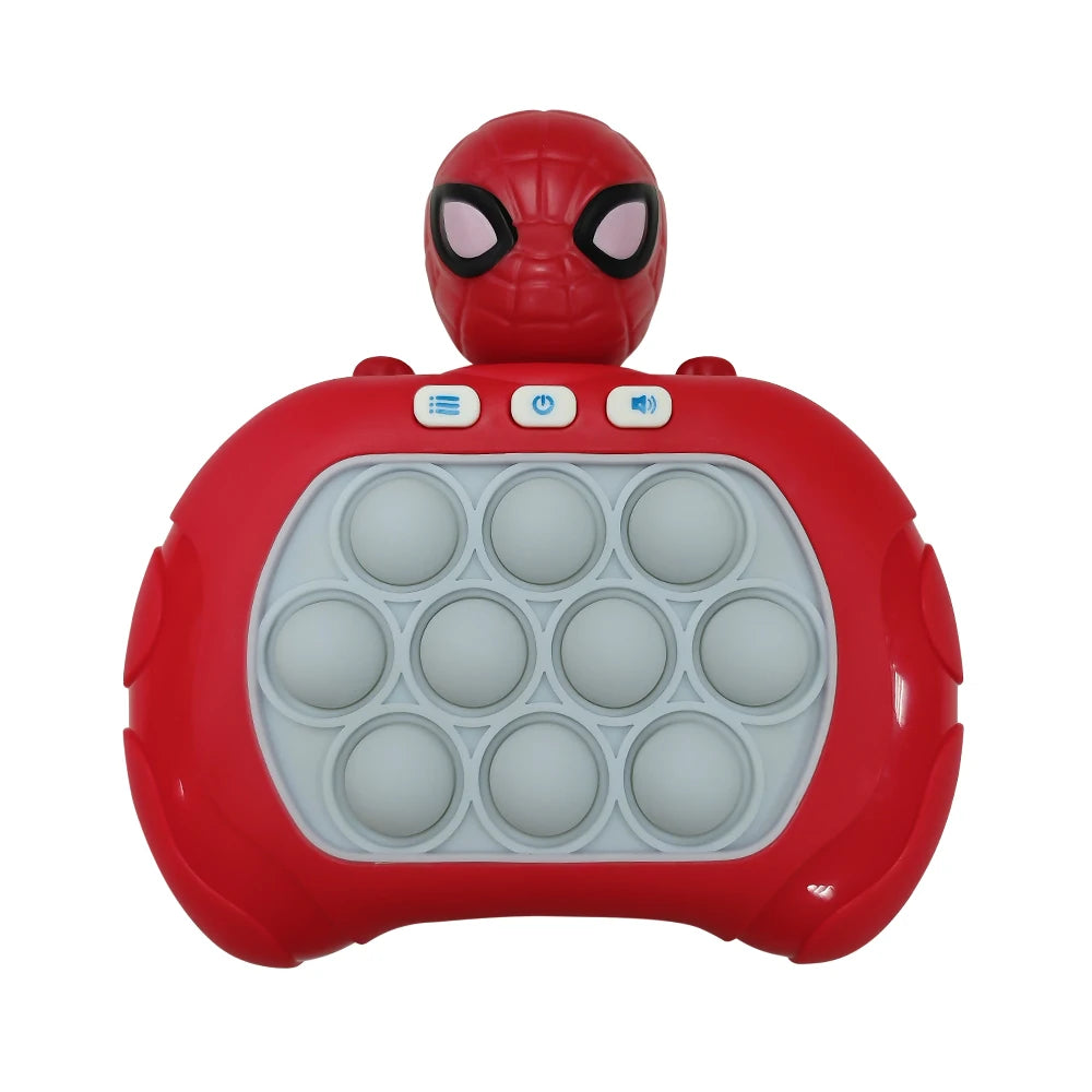 2025 New Lilo & Stitch Quick Push Game Pop Up Fidget Bubble Electronic Pop it Pro Game Light AntiStress Toys For Adult Kids Gift