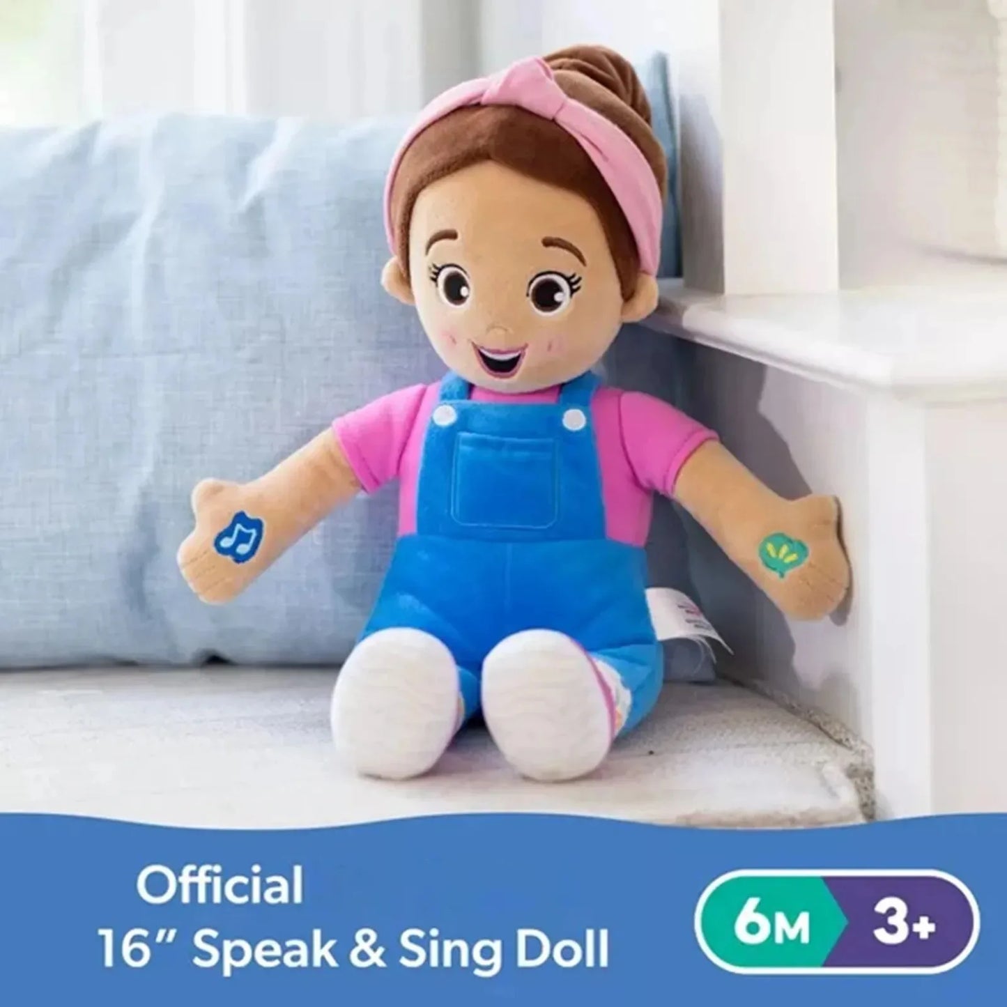 Ms,Rachel Speak&Sing Doll 30cm Tall Interactive Toy Toddler Toys for Girls & Boys Ages 6 Months to 3+ Years Plush Doll Kids Toys