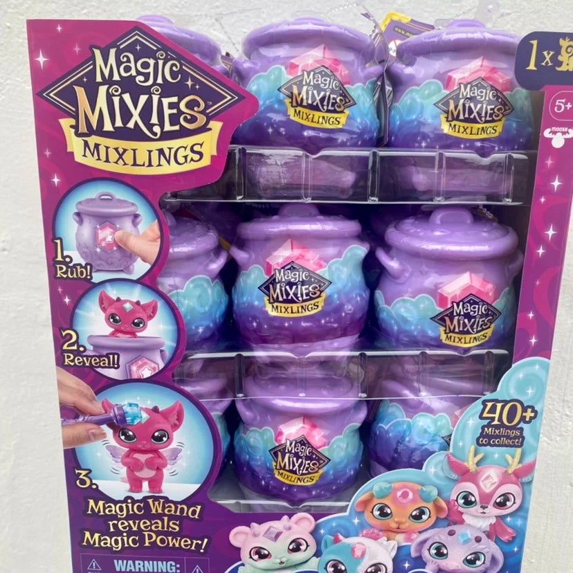 Magic Mixie Power Cauldron Mixlings Blind Box Toys Cute Dolls Jar Toy Collect Glow in Dark Change Colors Figurine Kids Gifts