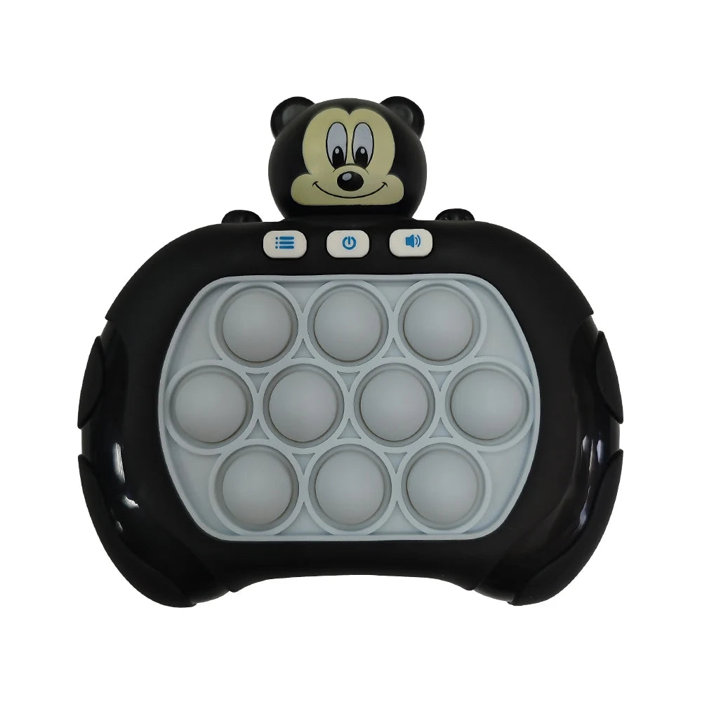 2025 New Lilo & Stitch Quick Push Game Pop Up Fidget Bubble Electronic Pop it Pro Game Light AntiStress Toys For Adult Kids Gift