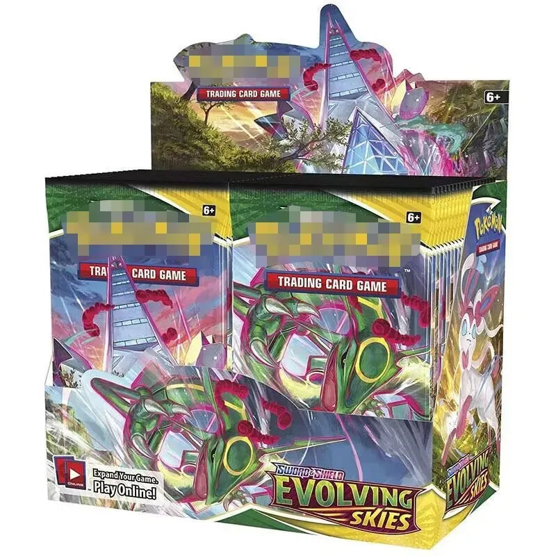 324/360 Pcs/Set Pokemon Card 1bag Brilliant Stars 151 Prismatic Evolutions PALDEAN FATES English Booster Battle Transaction Card