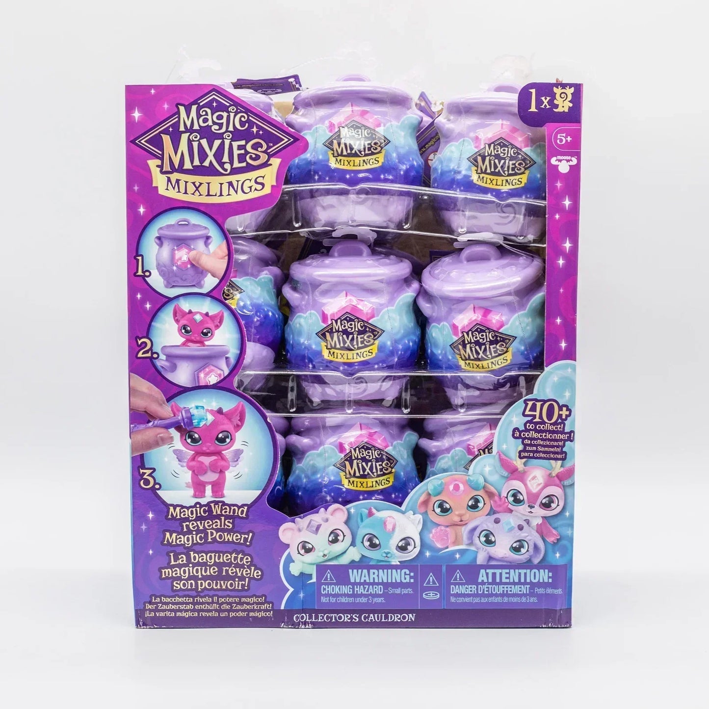 Magic Mixie Power Cauldron Mixlings Blind Box Toys Cute Dolls Jar Toy Collect Glow in Dark Change Colors Figurine Kids Gifts