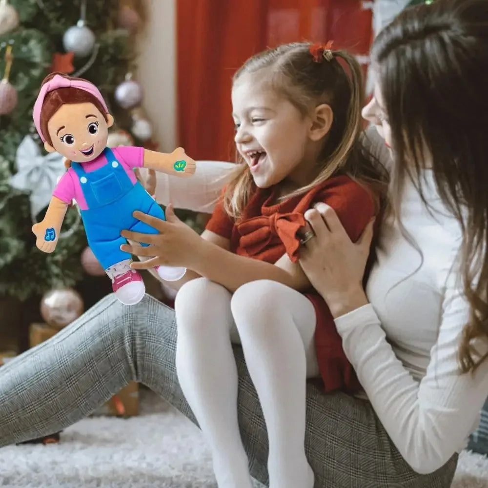 Ms,Rachel Speak&Sing Doll 30cm Tall Interactive Toy Toddler Toys for Girls & Boys Ages 6 Months to 3+ Years Plush Doll Kids Toys