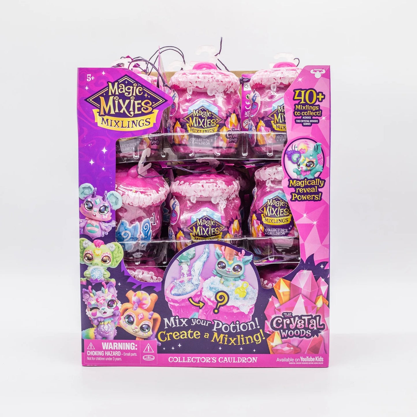 Magic Mixie Power Cauldron Mixlings Blind Box Toys Cute Dolls Jar Toy Collect Glow in Dark Change Colors Figurine Kids Gifts