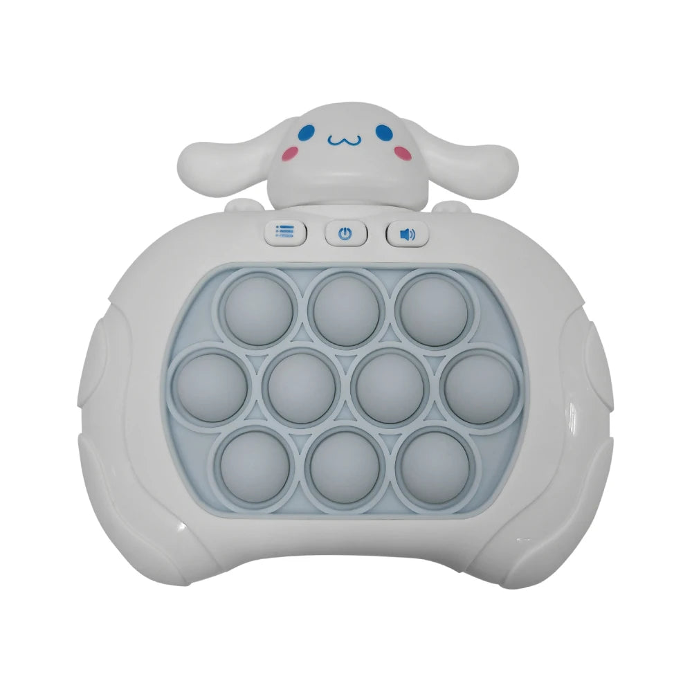 2025 New Lilo & Stitch Quick Push Game Pop Up Fidget Bubble Electronic Pop it Pro Game Light AntiStress Toys For Adult Kids Gift