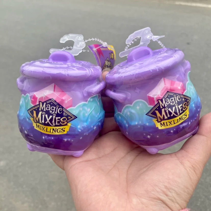 Magic Mixie Power Cauldron Mixlings Blind Box Toys Cute Dolls Jar Toy Collect Glow in Dark Change Colors Figurine Kids Gifts